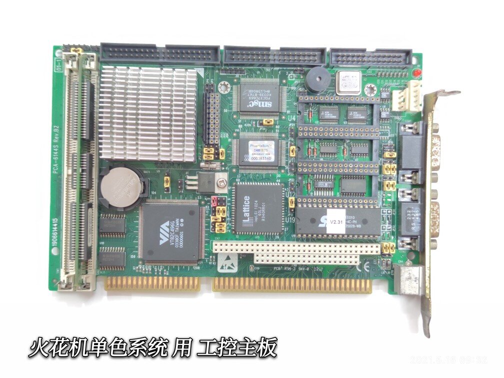 Old EDM industrial control motherboard Xinfeng original accessories monochrome disassembly products produced in Taiwan After-sales warranty