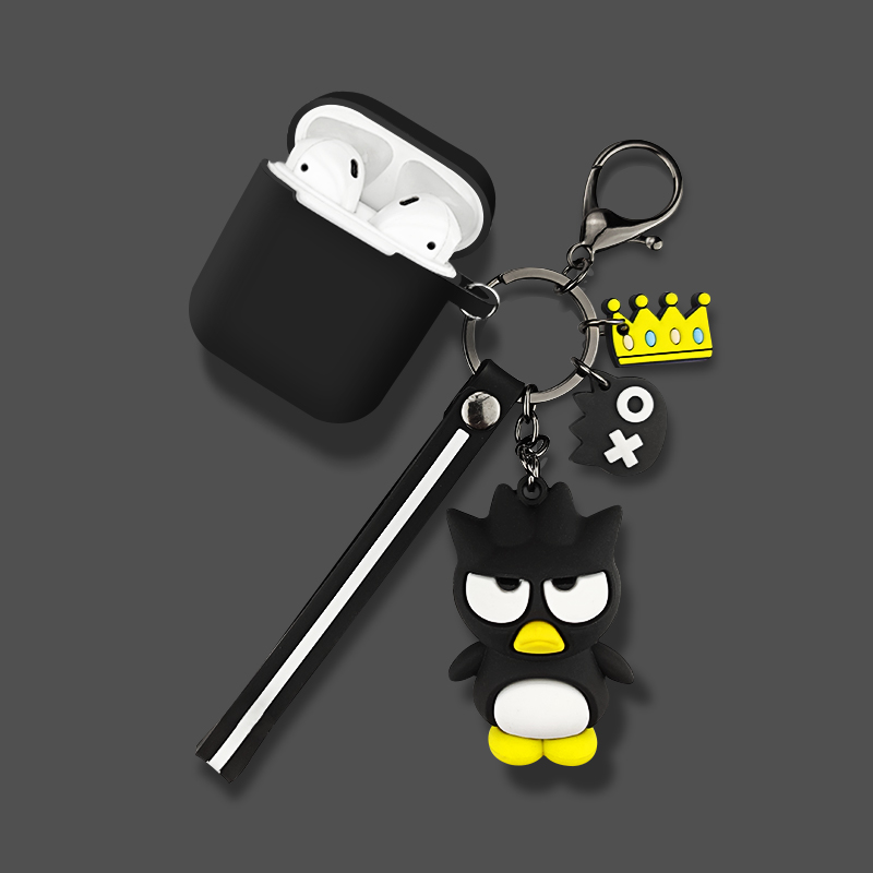 Rover Bluetooth headphone protective casing lollipops headphone protective shell ultra-thin Bluetooth silicone charge box lolipas anti-fall sports earcap cartoon personality creative dust sticker