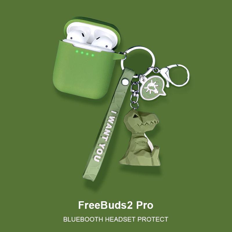 Applicable Huawei wireless Bluetooth headphone protective sleeve freebuds2pro silicone sleeve freebuds2 protective shell glory flypods protective sheath Chaobots creative personality cartoon