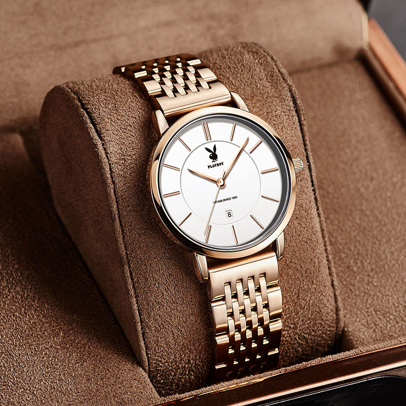 2021 New Playboy Watch Women's Ins Style Simple Light Luxury Temperament Student Couple Women's Watch - Taobao
