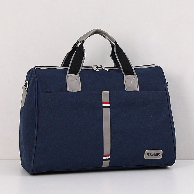 Large-capacity travel bag men's clothes bag hand luggage bag women's light business trip travel bag shoulder fitness bag