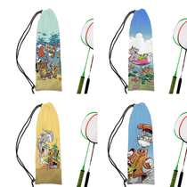 New Tom and Jerry Series One-Shoulder Portable Printed Cuff Sports Badminton Bag
