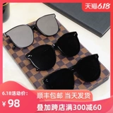 Солнцезащитные очки, румяна, 2024 года, новая коллекция, популярно в интернете, по фигуре, УФ-защита