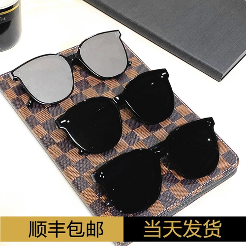 Солнцезащитные очки, румяна, 2024 года, новая коллекция, популярно в интернете, по фигуре, УФ-защита