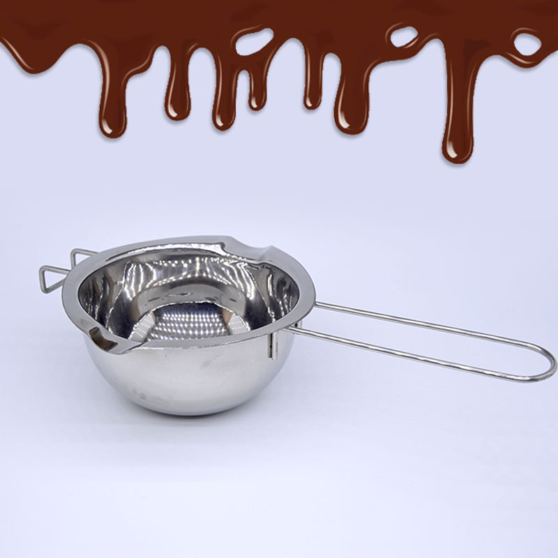 Kitchen only 304 Chocolate melted pan stainless steel thickened night pearl white lovers cream Cream Water dissolution Bowl House