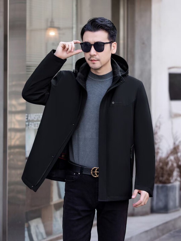 Men's Parka Replacement Shell, Sold Separately, 2025 New Model, Detachable Men's Jacket, Mid-Length, Universal Outer Shell