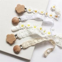 Pacifier Clip Baby Cotton Pacifiers Chain for Newborn Simple
