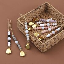 Pacifier Clips Chain Silicone Beads BPA Free DIY Dummy Clip