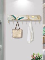 Nordic simple fashion entrance wall coat rack entry door shoe cabinet decoration coat hook light luxury style key rack