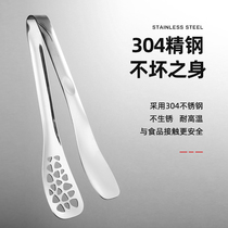 Barbeque stainless steel vegetable tongs kitchen household steak tongs spicy bread tongs food tongs stainless steel