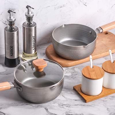 【轻巧不粘锅~】日式雪平锅18cm