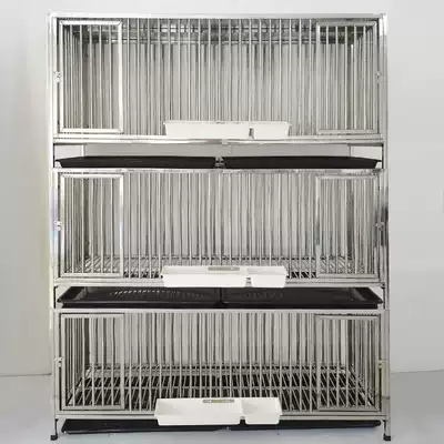 Star bucket stainless steel pigeon cage household rabbit cage chicken coop large small and medium pet multi-storey farm special cage