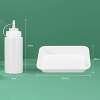 Специальный лоток для ухода за твердым зеркалом + бутылочка для ополаскивания 400 мл (в комплект входит насадка для ополаскивания + пылезащитная крышка)