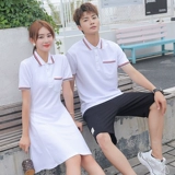 Парная одежда для влюбленных, летняя одежда, приталенное платье, юбка, летняя футболка с коротким рукавом, коллекция 2021