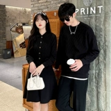 Осенняя демисезонная парная одежда для влюбленных, трикотажный свитер, небольшое дизайнерское платье, коллекция 2021, тренд сезона