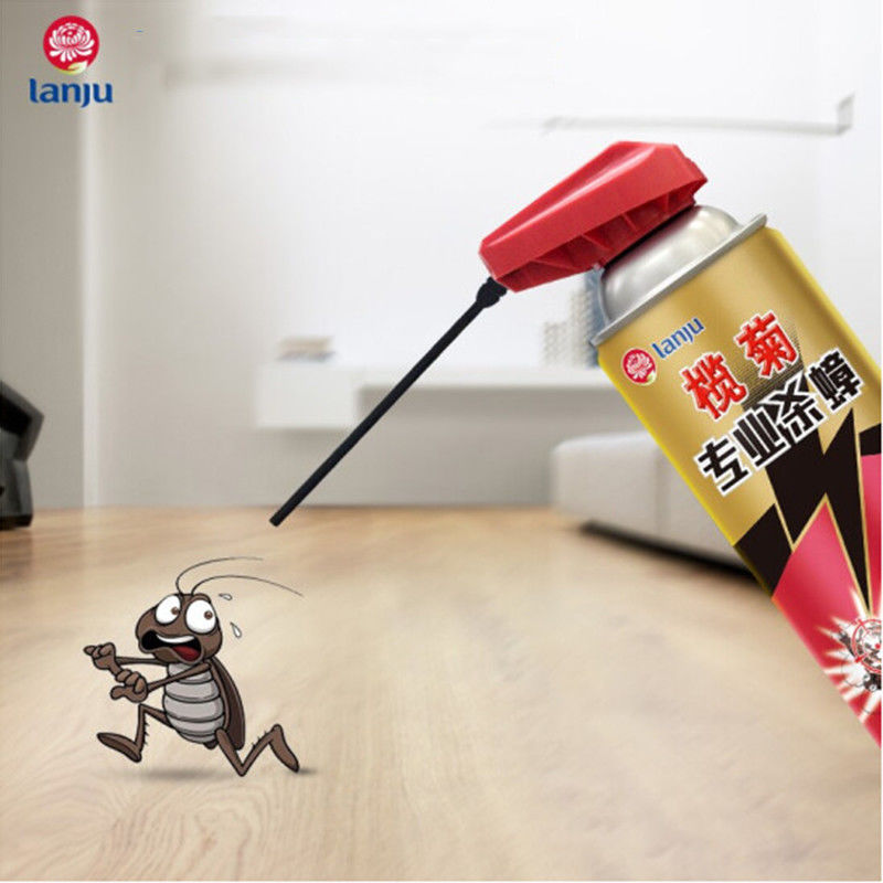 Rukiju Kills Cockroach Spray with catheter No incense aerosol Indoor powerful insect repellent cockroach kill cockroach Cockroach Cockroach big bottle