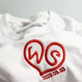 Парная одежда для влюбленных, летняя футболка с коротким рукавом, делается под заказ, короткий рукав, с вышивкой