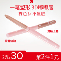 HYNTOOR Black Rabbit Lip Liner in nude color accurately outlines lips and provides long-lasting coverage
