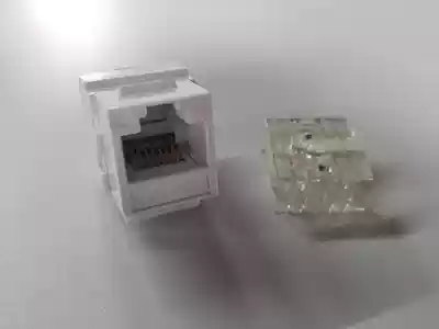 Standard overtest SHIP CAT6 category six non-shielded information socket module M255 network module RJ45