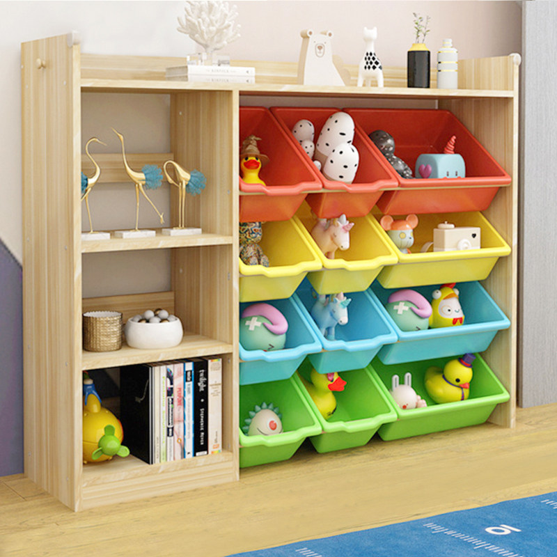 Children's bookshelf Floor-to-ceiling household bookcase Living room bedroom picture book storage layer shelf combination shelf storage cabinet