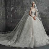 Свадебное платье, топ без лямок, французский стиль, премиум класс, по фигуре