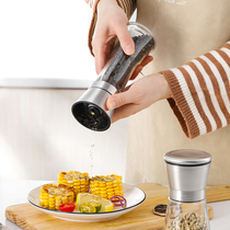 Residence Small II 304 Stainless Steel Black Pepper Grinder manually Home Pepper Grain Grinding Bottle Sea Salt Zolo Bottle