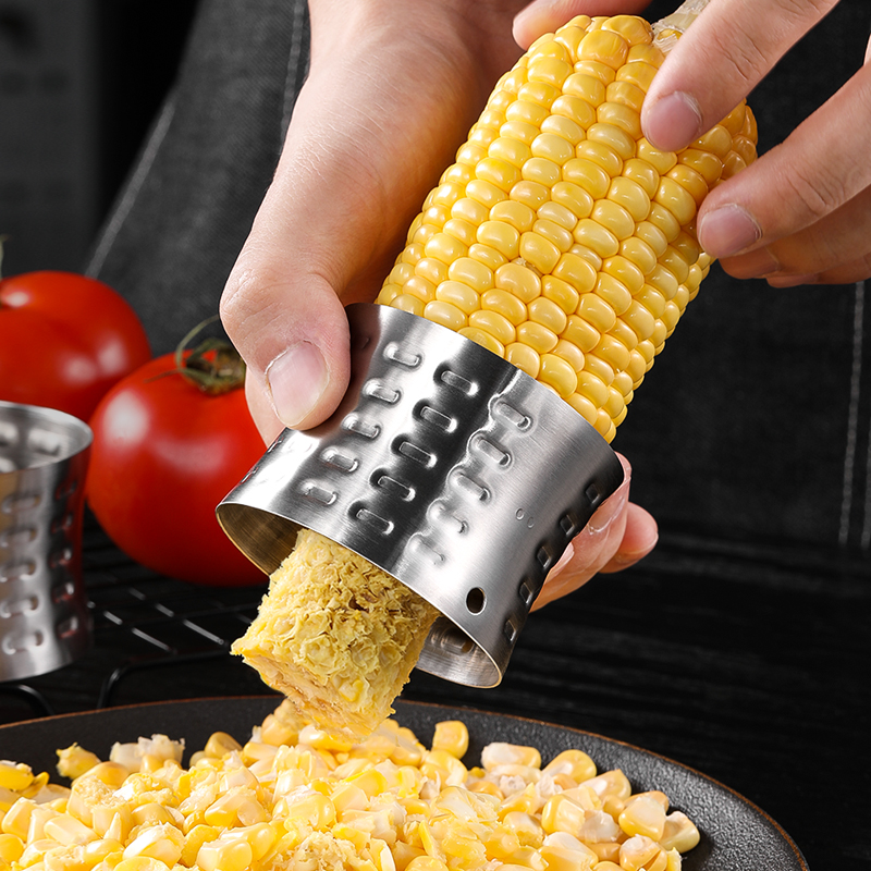 Residence Small II 304 stainless steel exfoliation Corn Sheller Kitchen Home Creative Dial Corn Thresher's Chestnut Rice Tools