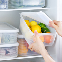 Home Small Two Food Food Refreshing Box Fridge Special Plastic Seal Box Home Containing Box Rectangular With Lid Small