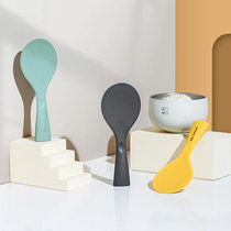 The residence small two can stand the rice spoon Home Non Stick Rice Spoon Silica Gel can stand upright for a meal with a rice without a shovel