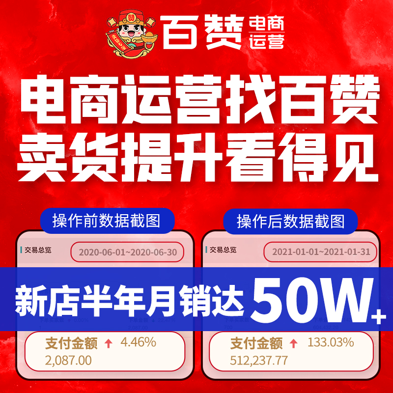 Baizan Taobao operates the entire online store to host the newly opened store Tmall through train promotion optimization service monthly subscription