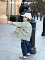 noconoco Японская хлопковая ретро рубашка для мальчиков для отдыха