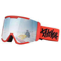 Красный -рамный серебро