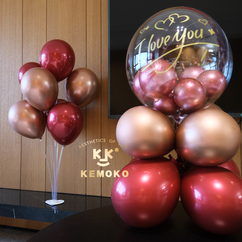 Romantic wedding suite balloon wedding decoration wedding wedding new room bedroom men's female wedding scene