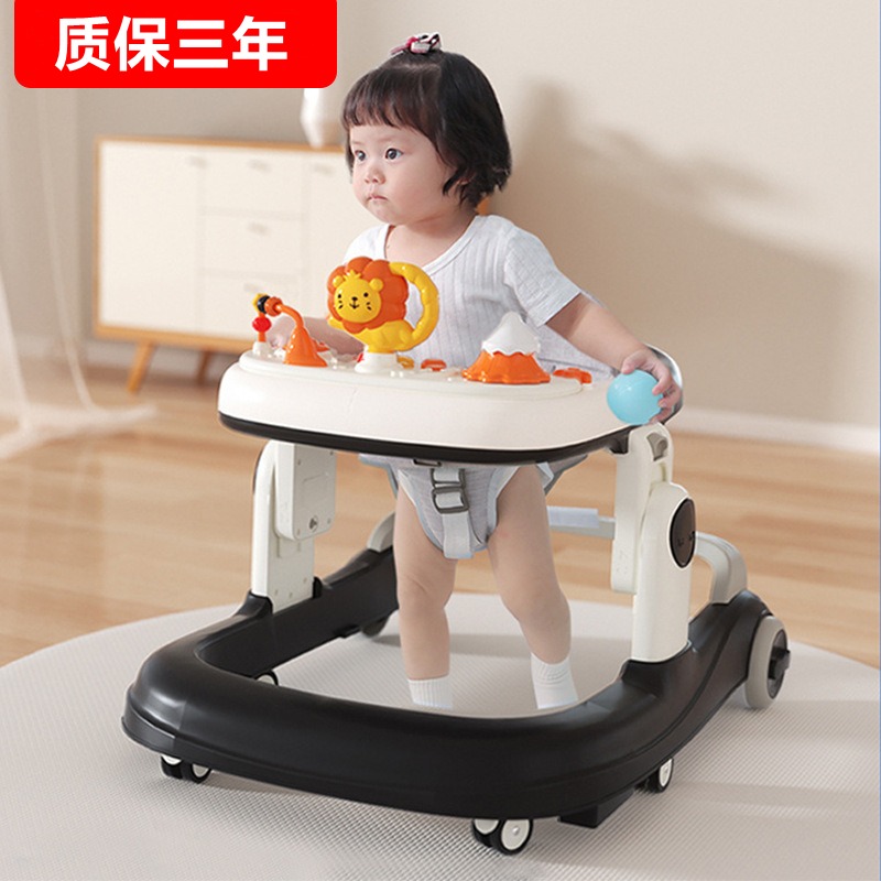 Learn Walking car Anti-O-type legs Baby Learn steps Multi-functional anti-side folding can take a pushable baby walk-in bike Dual-use-Taobao