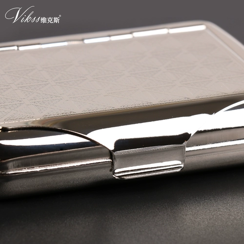 Резная увлажняющая банка для хранения, тонкий металлический портсигар, аксессуары, делается под заказ