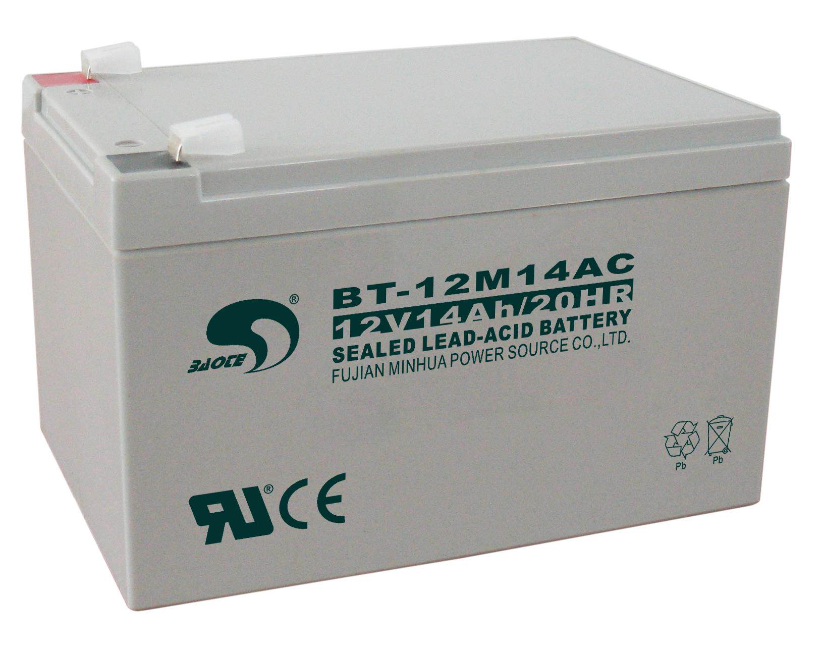 Saite BT-12M14AC lead-acid battery 12V14AH elevator building access control fire host 12 volt A battery