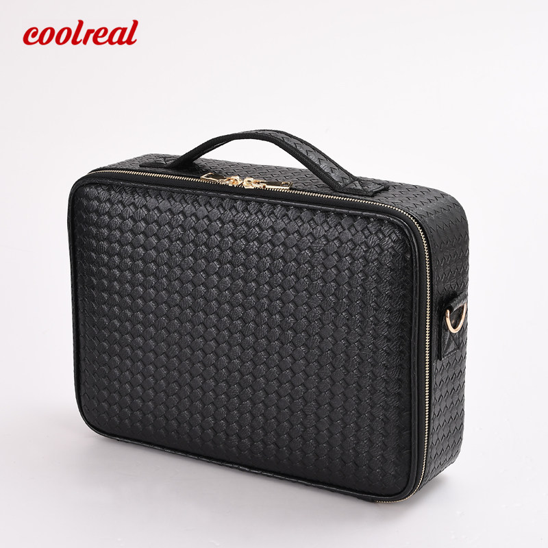 Professional cosmetics package 2022 new embroidery suitcase makeup artist and makeup pack female capacity