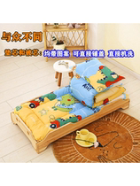 Kindergarten nap 3-piece set for children primary school students special ready-to-enter kindergarten six-piece set baby cartoon 100% cotton