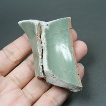 V955 Yuanlongquan gray celadon large jar bottom specimen produced in Hangzhou