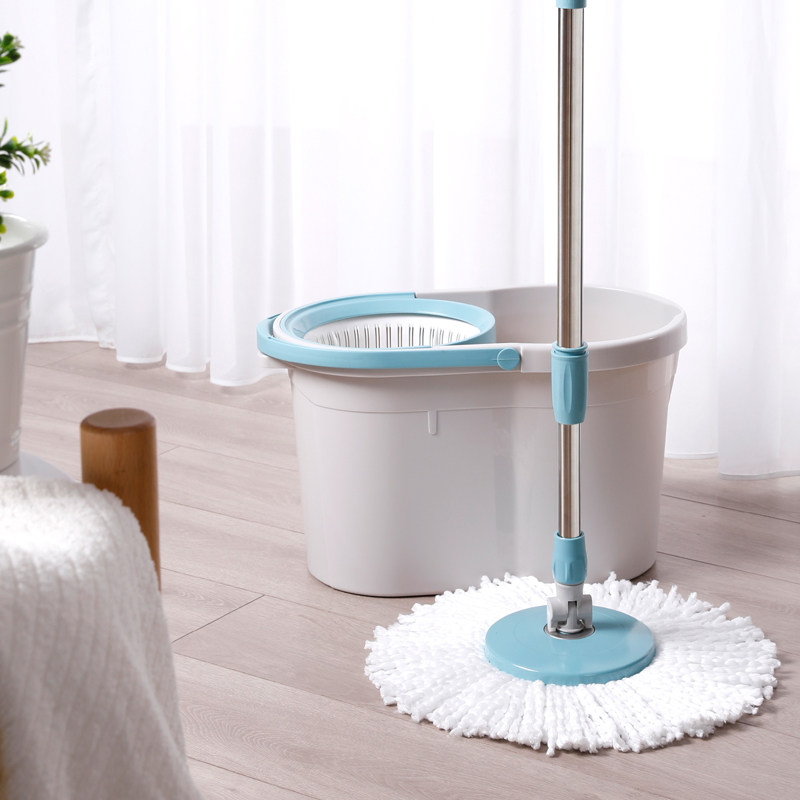 Beautiful Elegant Hand Press Style Spin Mop Home Tug Bucket Slop Mop Stainless Steel Good God Tug Free Hand Wash Mound Cloth