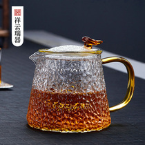 Xiangyun Rui household heat-resistant glass teapot cooking teapot Transparent glass flower tea black tea tea set