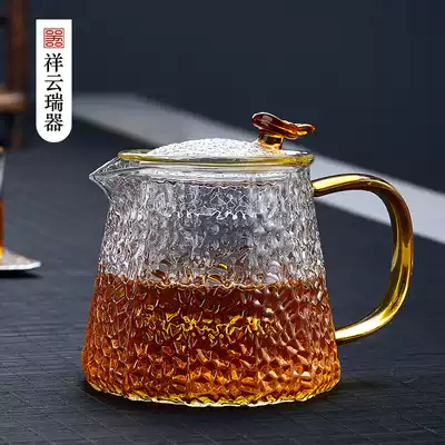 Xiangyun Ruihe household heat-resistant glass teapot boiling teapot transparent glass tea black tea set set set