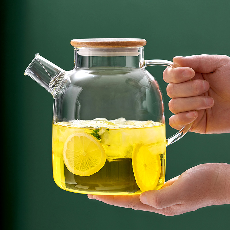 Xiangyun Ruiware household glass teapot large capacity heat-resistant cold kettle cold water cup high temperature resistant glass kettle set