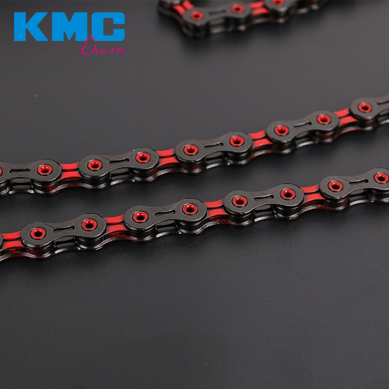 KMC X11SL X10SL DLC 11 speed 10 speed road bike mountain hollowed-out red diamond black drilling carbon chain