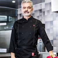 Старший шеф-повар Работа для мужчин с длинным рукавом утолщенным отель Catering Winter Kitchen Western Restaurant Chef Clothing High Story Women