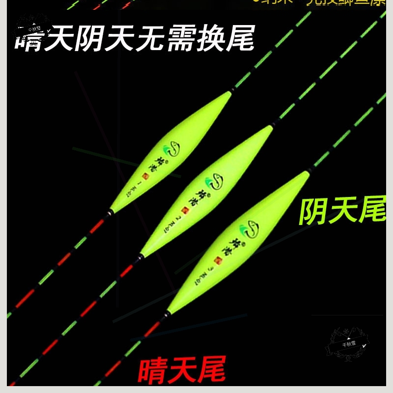 Nano-floating cloudy and sunny fish bleaching with eye-eye striking cloudy sky and tail end with two ends buoys carp carp drift double tail