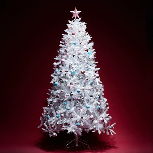 Белый брендовый рождественский декор для коммерческого использования, 2.1м