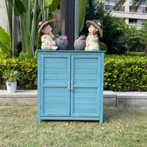Direct Marketing Outdoor Containing Cabinet Waterproof Sunscreen Large Capacity Balcony Locker Garden Toolbox Courtyard Debris Cabinet Shoes