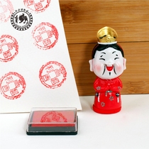 Xinjiang Museum Gaochang wisdom High Changchili seal doll resin pendulum piece suit soft glue seal