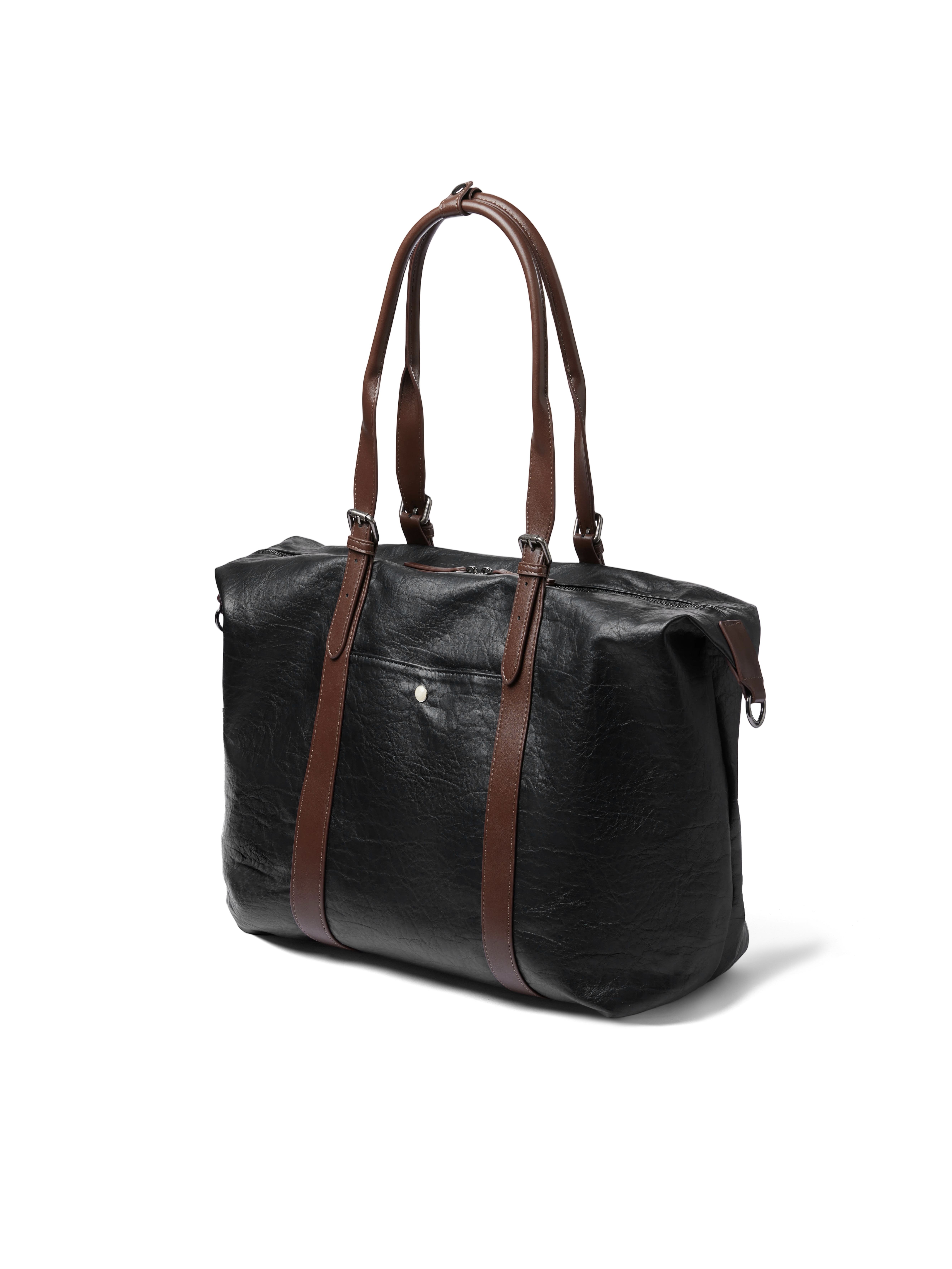 VOWPROGRESS Waxed Leather Shoulder Bag